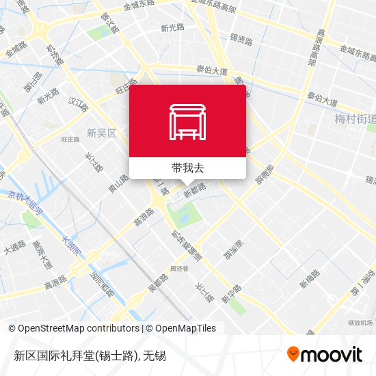 新区国际礼拜堂(锡士路)地图