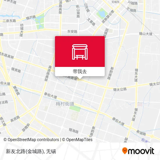 新友北路(金城路)地图