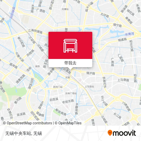 无锡中央车站地图
