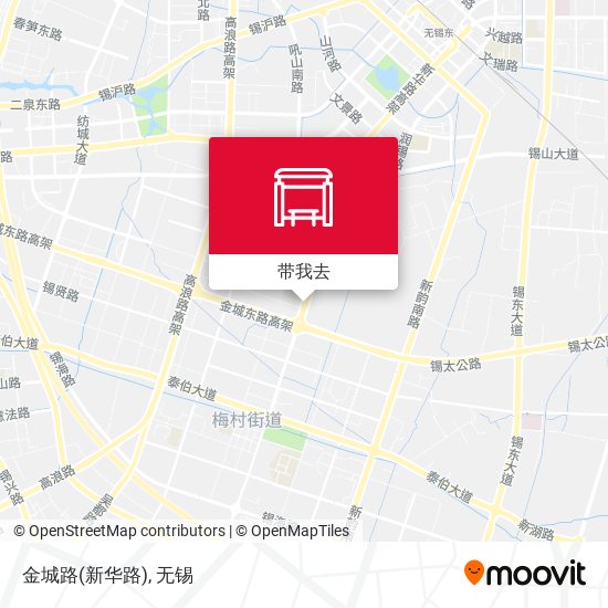 金城路(新华路)地图