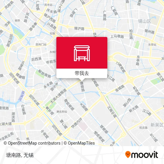 塘南路地图