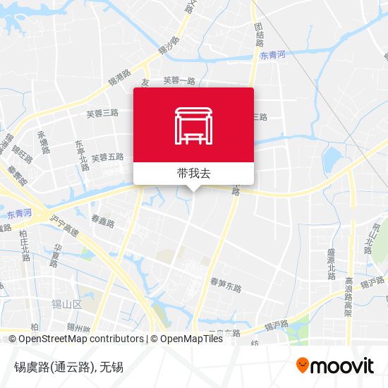 锡虞路(通云路)地图