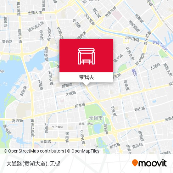 大通路(贡湖大道)地图