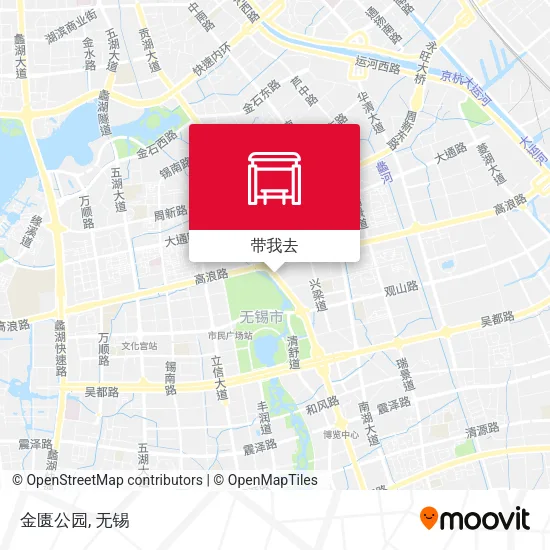 金匮公园地图