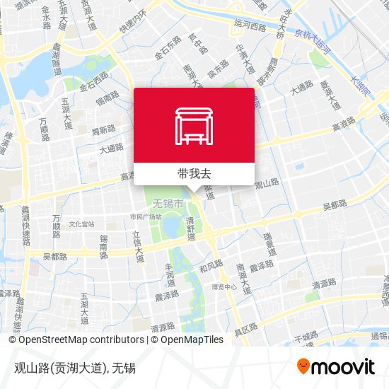 观山路(贡湖大道)地图