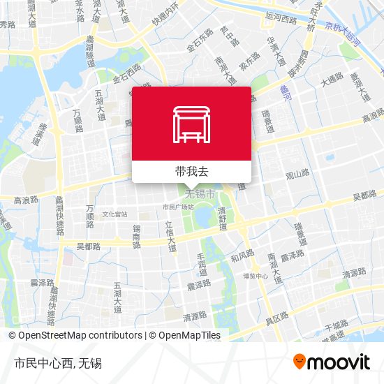 市民中心西地图