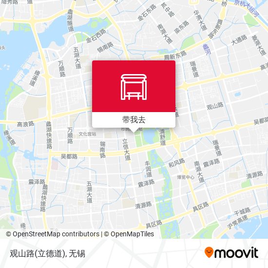 观山路(立德道)地图