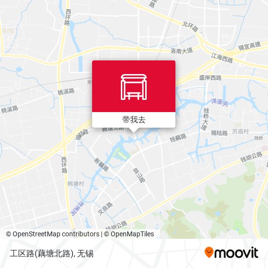 工区路(藕塘北路)地图