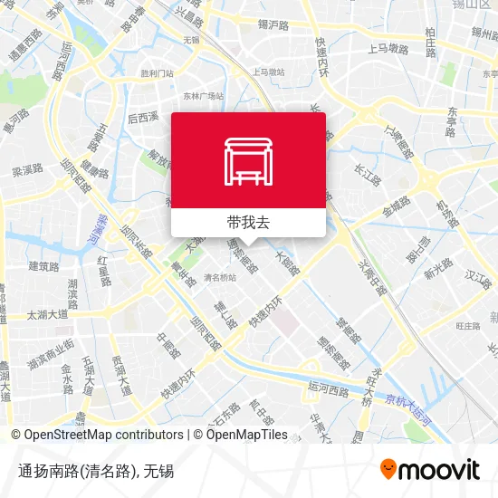 通扬南路(清名路)地图