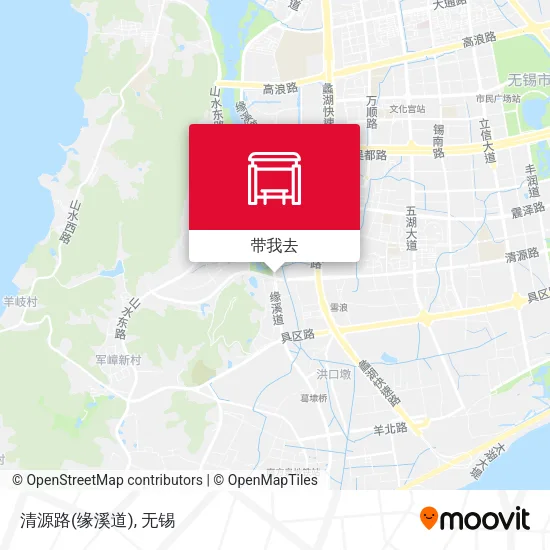 清源路(缘溪道)地图