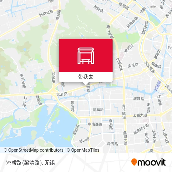 鸿桥路(梁清路)地图
