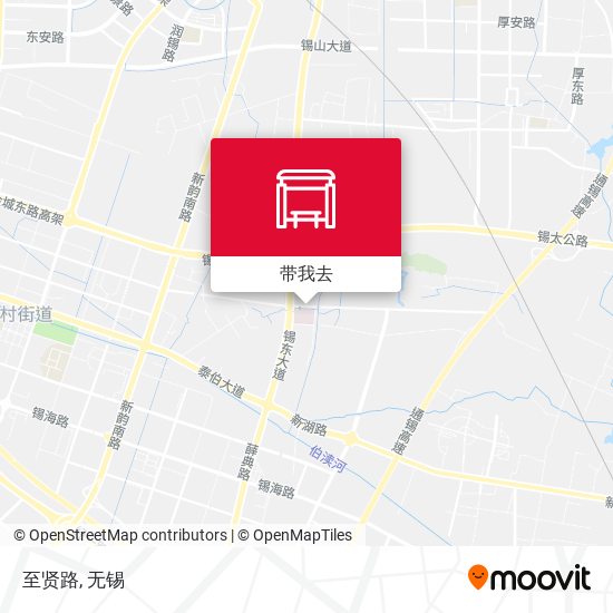 至贤路地图