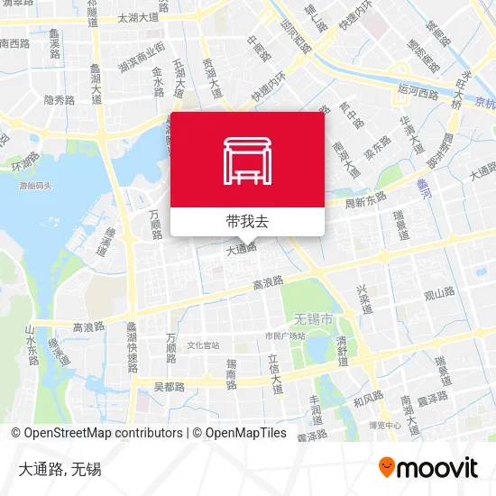 大通路地图