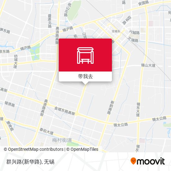 群兴路(新华路)地图