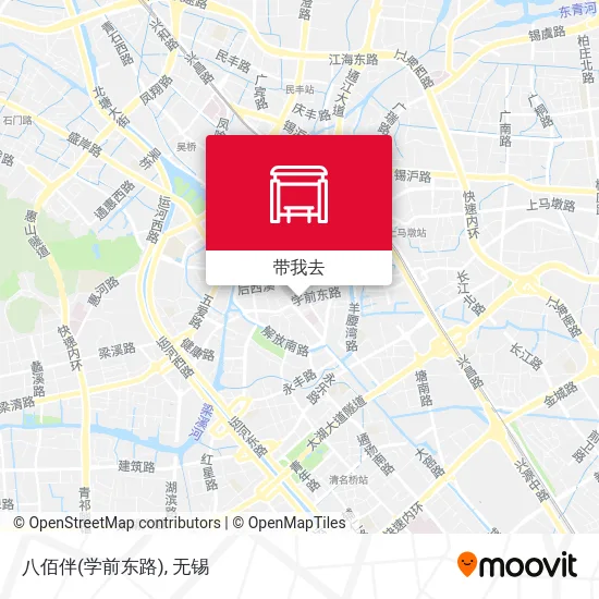 八佰伴(学前东路)地图