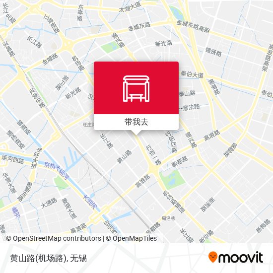 黄山路(机场路)地图