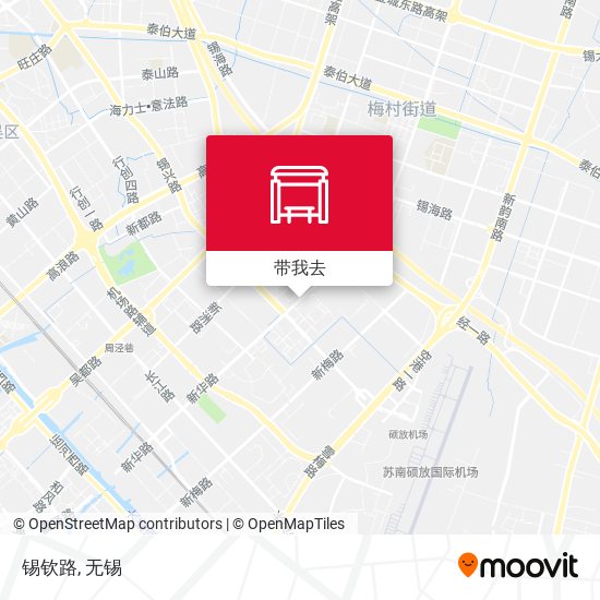 锡钦路地图