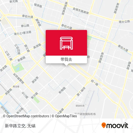 新华路立交地图