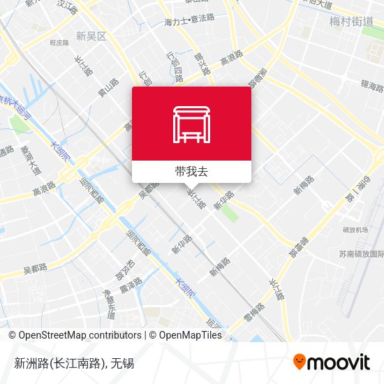 新洲路(长江南路)地图