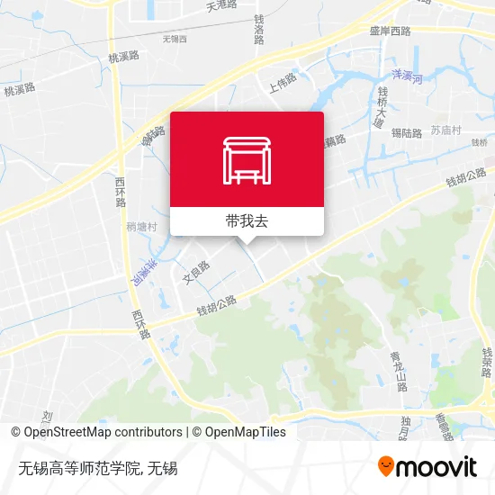 无锡高等师范学院地图