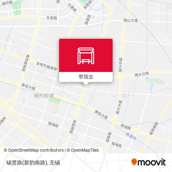 锡贤路(新韵南路)地图