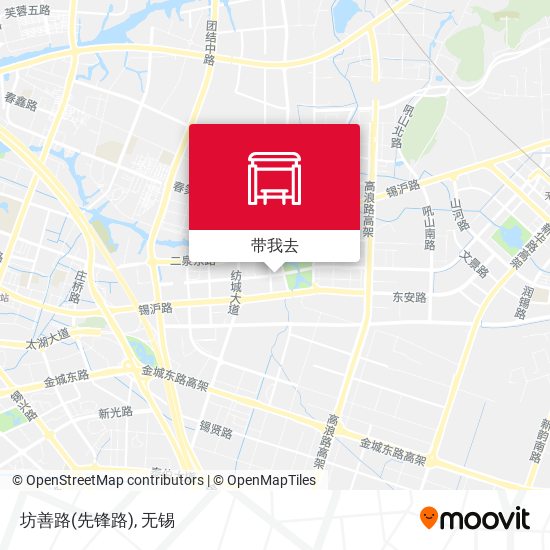 坊善路(先锋路)地图