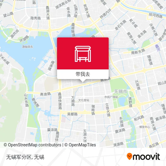 无锡军分区地图