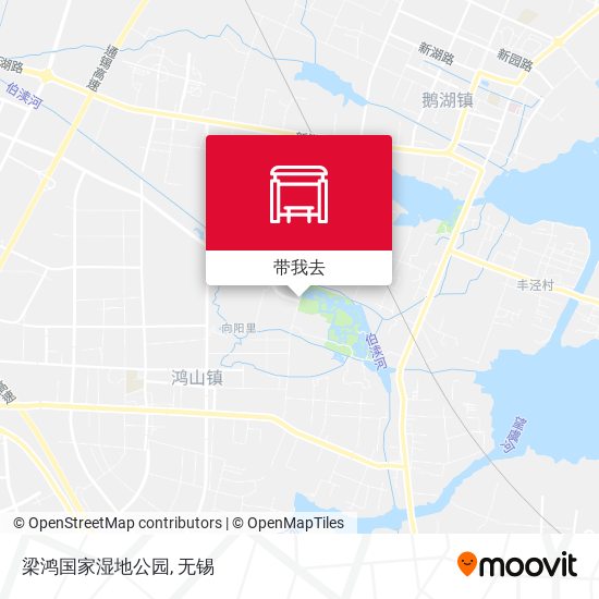梁鸿国家湿地公园地图