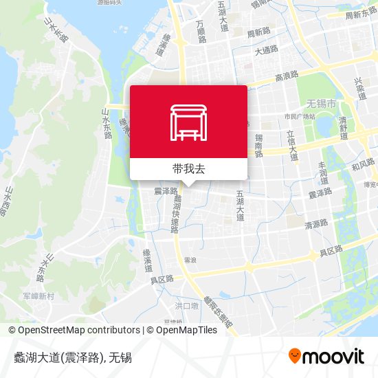 蠡湖大道(震泽路)地图