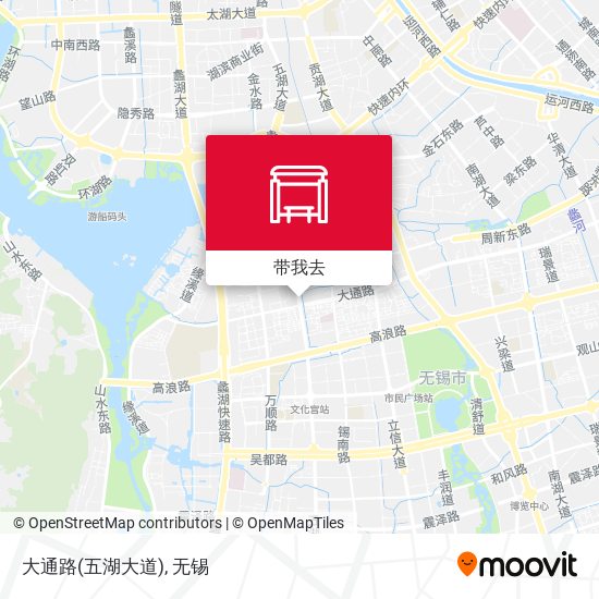 大通路(五湖大道)地图