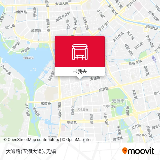大通路(五湖大道)地图