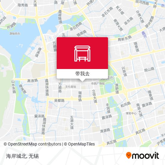 海岸城北地图