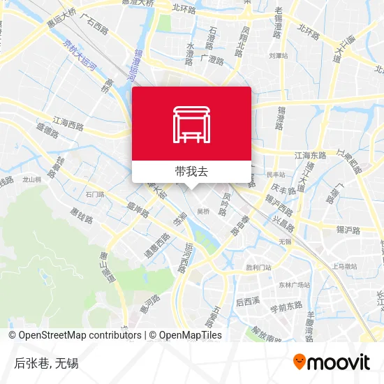 后张巷地图