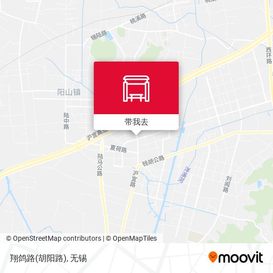 翔鸽路(胡阳路)地图