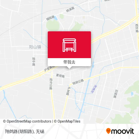 翔鸽路(胡阳路)地图