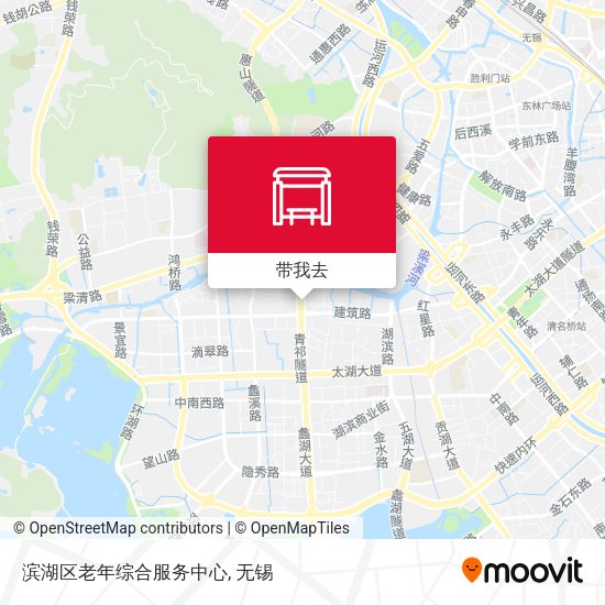 滨湖区老年综合服务中心地图