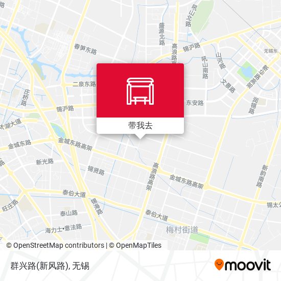 群兴路(新风路)地图