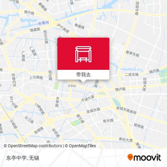 东亭中学地图