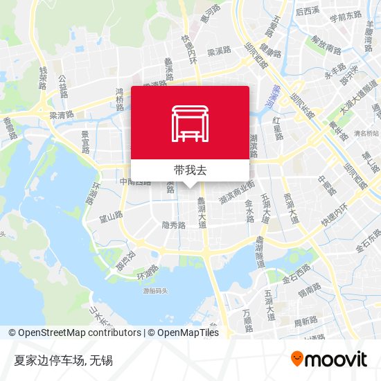 夏家边停车场地图