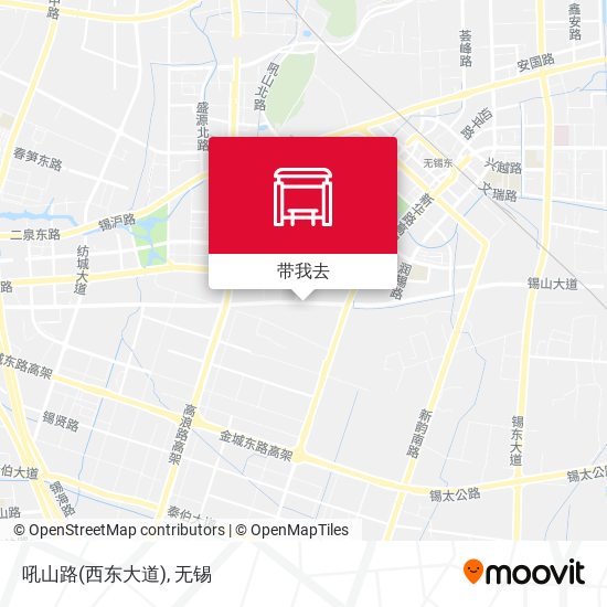 吼山路(西东大道)地图