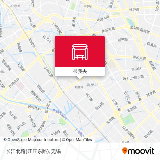 长江北路(旺庄东路)地图