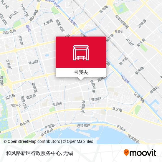 和风路新区行政服务中心地图