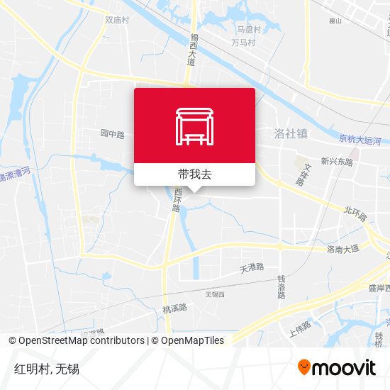 红明村地图