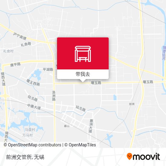 前洲交管所地图