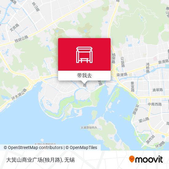 大箕山商业广场(独月路)地图