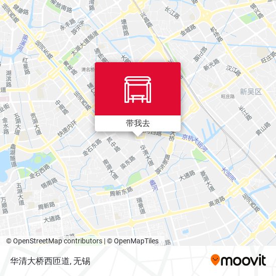 华清大桥西匝道地图