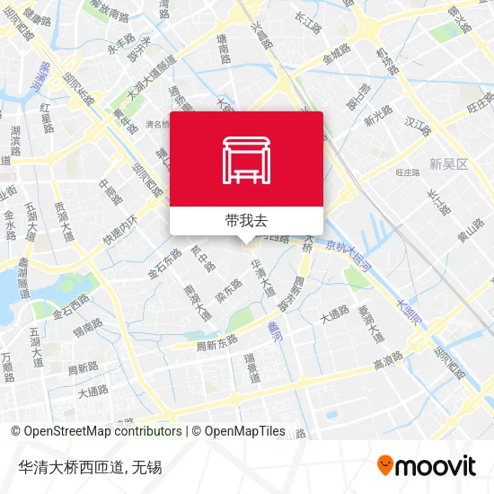 华清大桥西匝道地图
