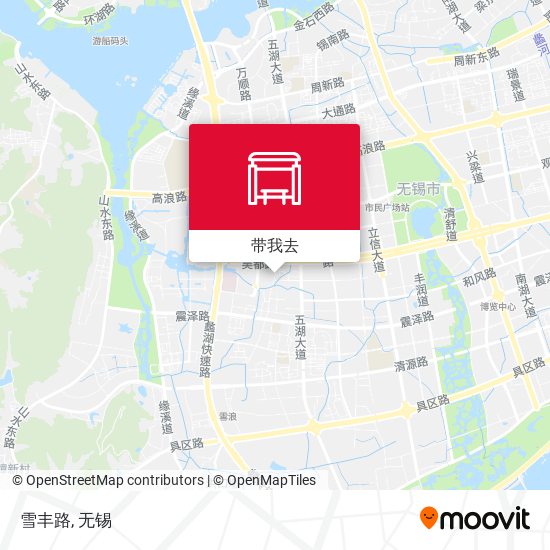 雪丰路地图