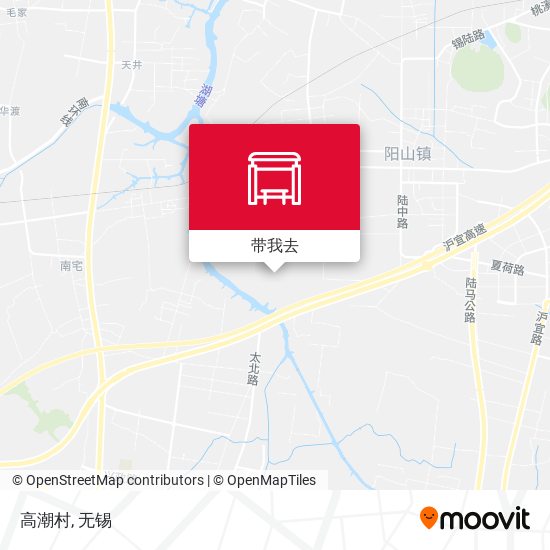 高潮村地图