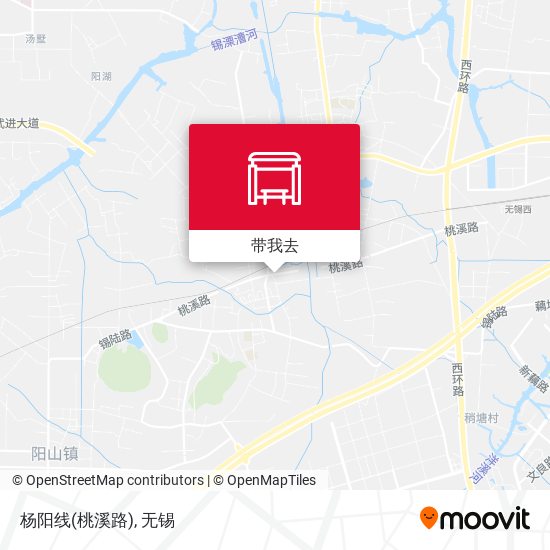 杨阳线(桃溪路)地图